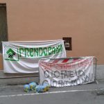 striscioni sfratto