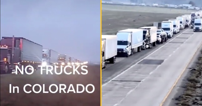 truck drivers boycott colorado