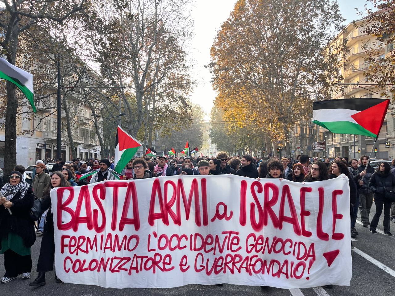 Basta armi a Israele: manifestazione regionale a Torino