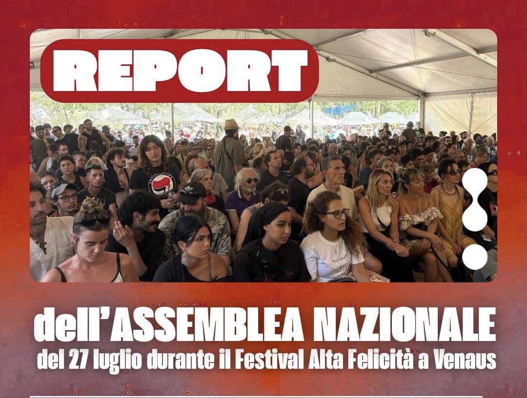 “Guerra alla guerra”: dopo l’assemblea nazionale in Val di Susa inizia un percorso di mobilitazione sui territori verso e oltre l’8 novembre a Roma