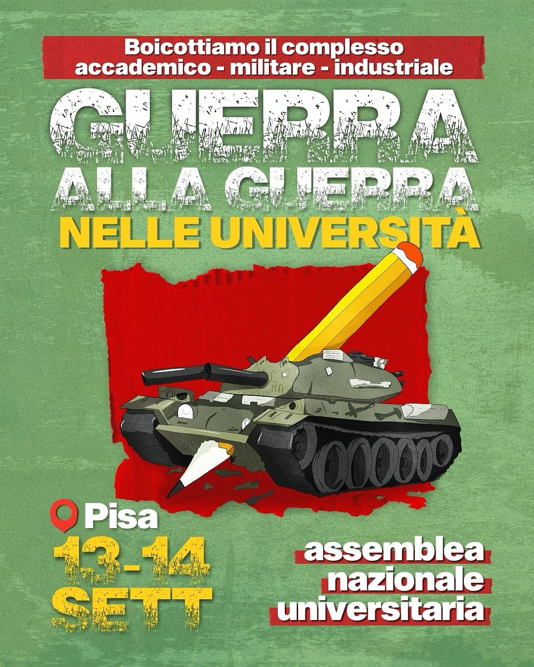 Guerra alla guerra nelle università