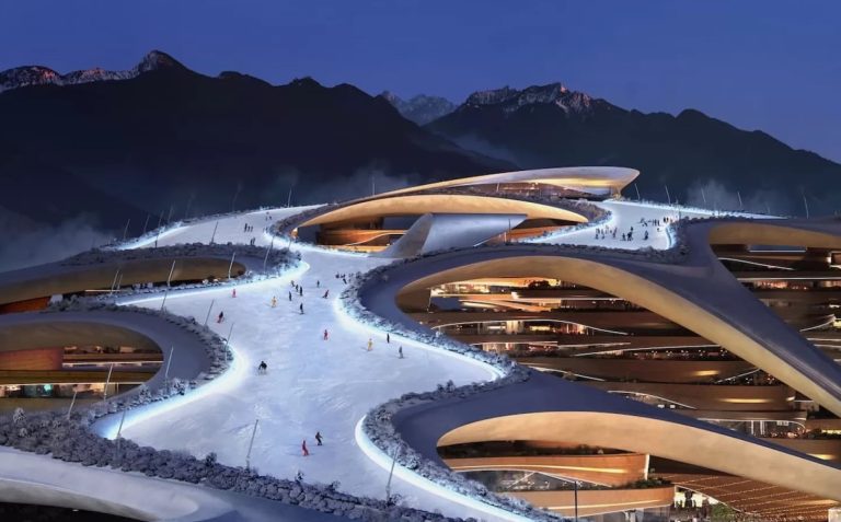 Tutti a sciare, ovvero la fabbrica della neve