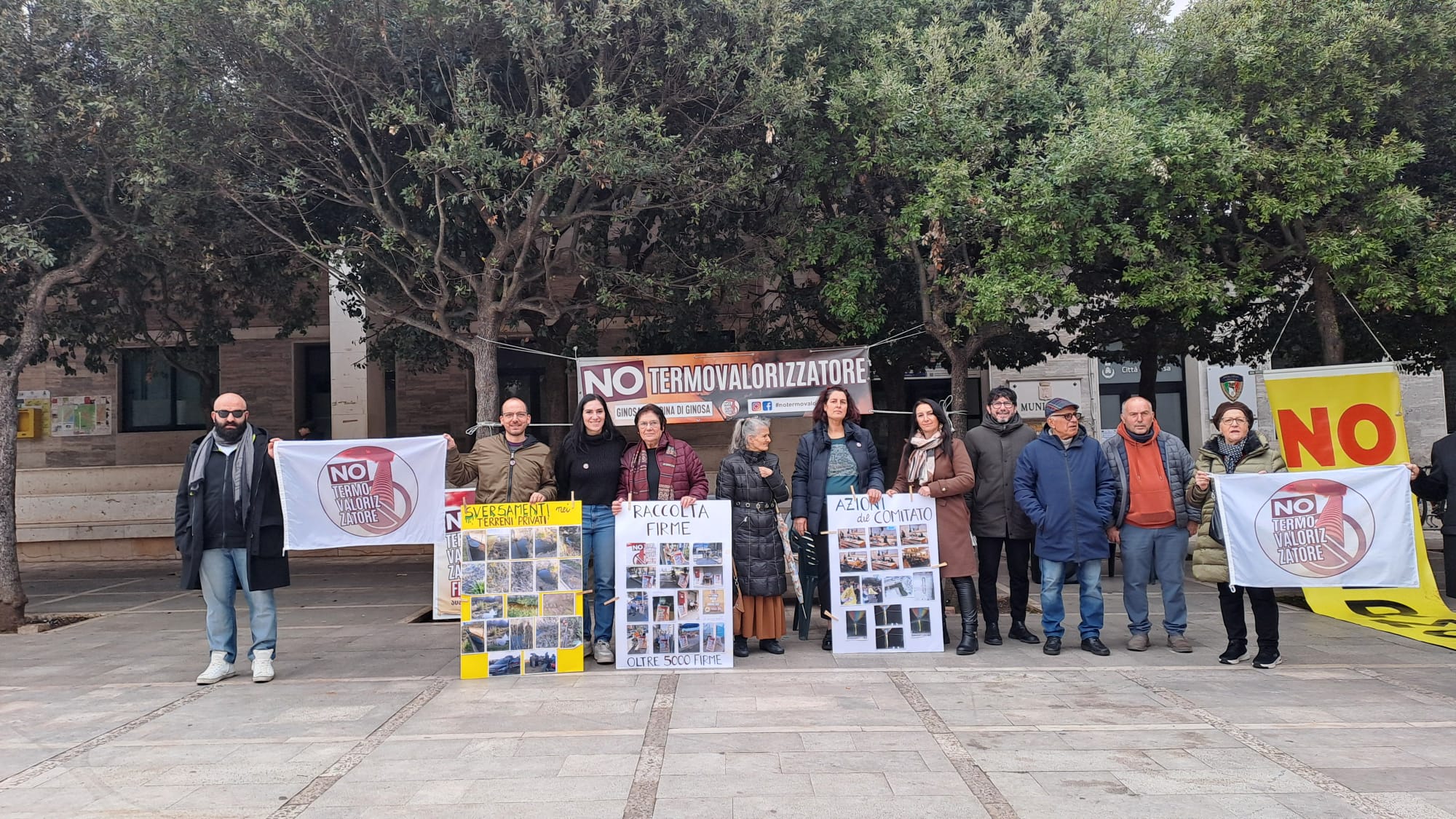 Ginosa (Taranto), in piazza per dire NO al termovalorizzatore.