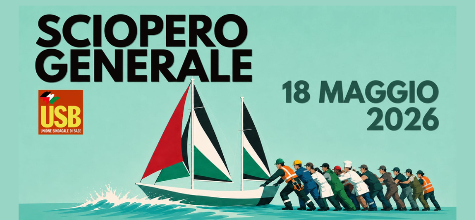 Sciopero Generale 18 maggio: nemmeno un chiodo per guerre e genocidio