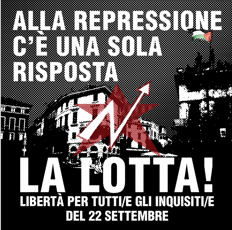 Un contributo da Milano per una risposta alla repressione all’altezza delle mobilitazioni dell’autunno scorso e per il rilancio delle lotte sociali