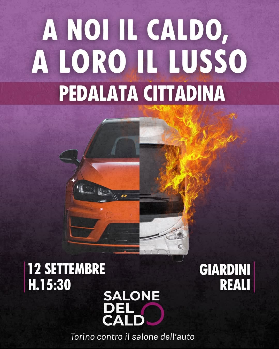 “Vietato contestare il Salone dell’auto”: la Questura vieta la biciclettata cittadina nel centro di Torino